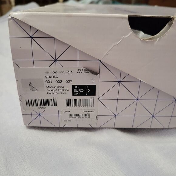 Viaria Sandal Stilletto Heels Black Rhinestones CALL IT SPRING - Picture 12 of 12